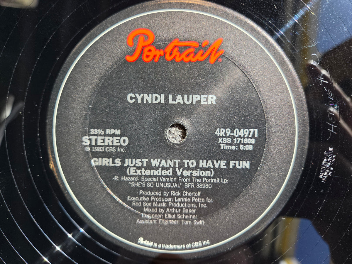 CYNDI LAUPER GIRLS JUST WANT TO HAVE FUN 12"