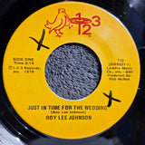ROY LEE JOHNSON JUST IN TIME FOR THE WEDDING STORMY FEELINGS (c)