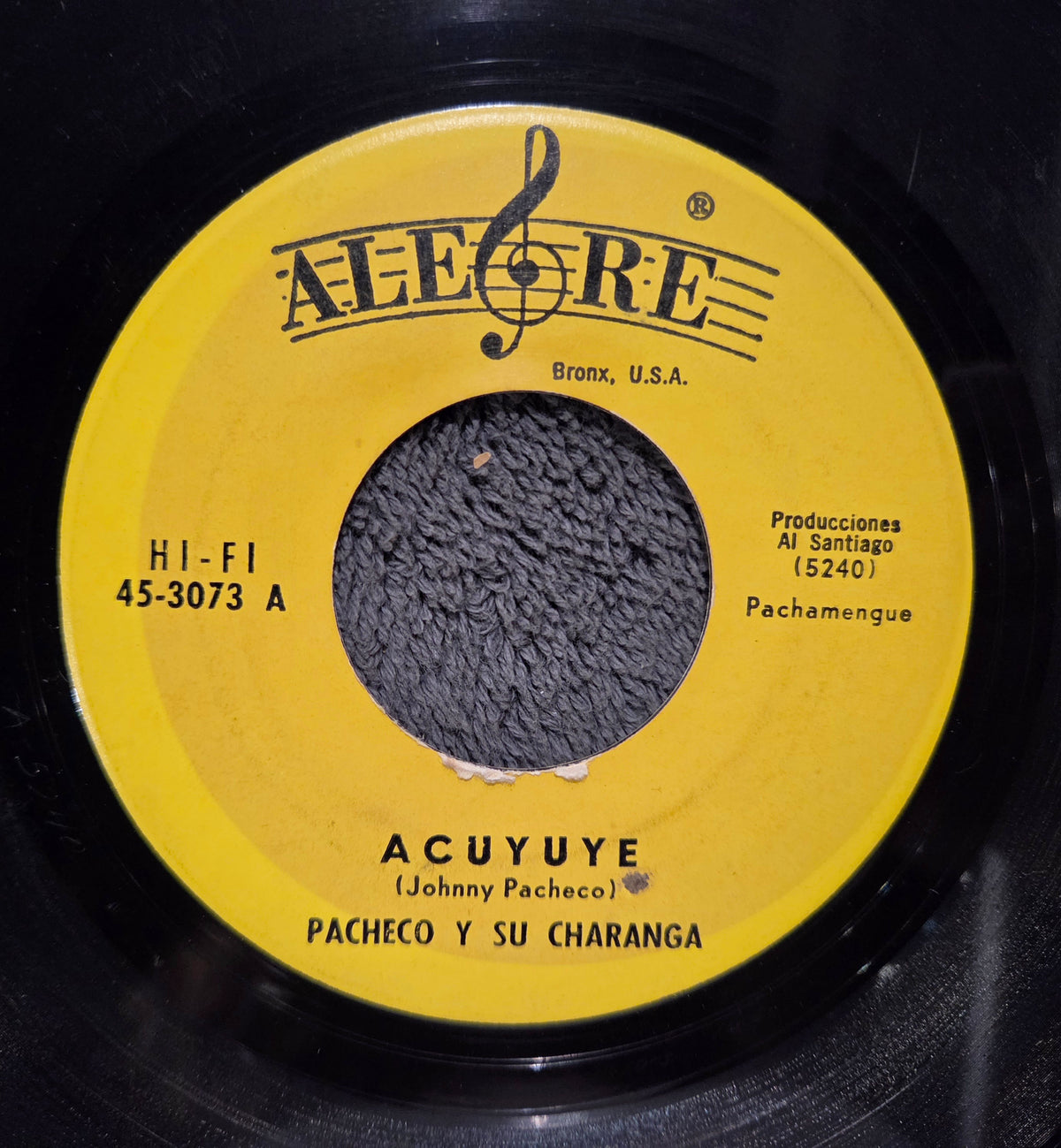 PACHECO Y SU CHARANGA ACUYUYE 7"