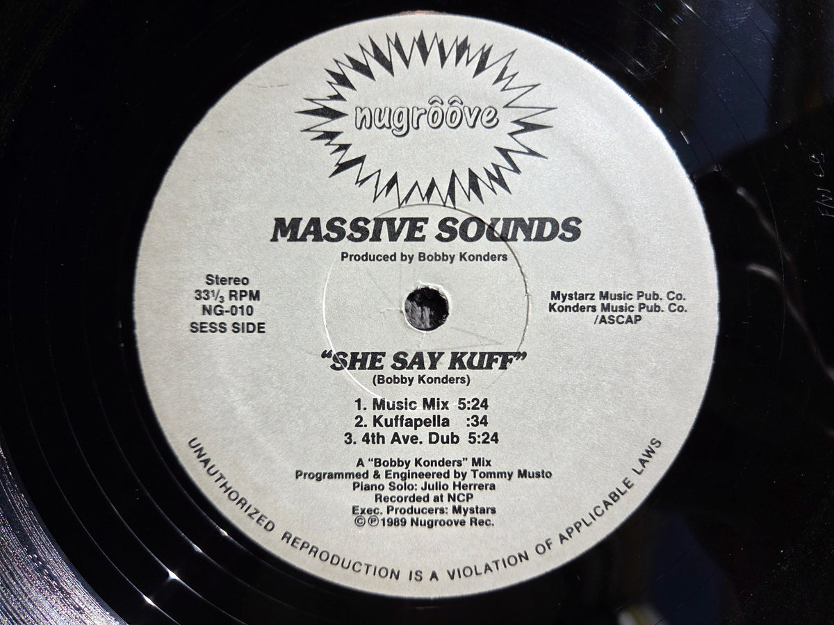 MASSIVE SOUNDS SHE SAY KUFF 12"