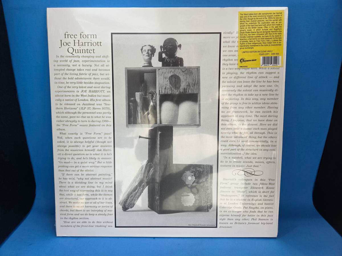 JOE HARRIOTT QUINTET FREE FORM CLEAR