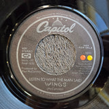 PAUL MCCARTNEY WINGS LISTEN TO WHAT MONO PROMO PS 7"