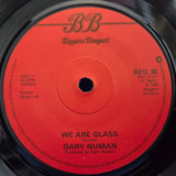 GARY NUMAN WE ARE GLASS PS UK IMP 7"