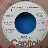 KLAATU CALLING OCCUPANTS MONO WLP 7"