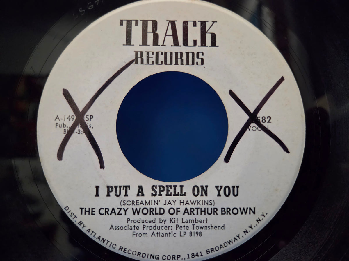CRAZY WORLD OF ARTHUR BROWN I PUT A SPELL ON YOU SINGLE SIDED WLP 7"