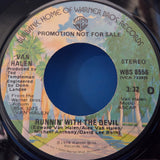 VAN HALEN RUNNIN WITH THE DEVIL MONO PROMO 7"