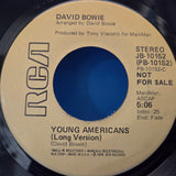 DAVID BOWIE YOUNG AMERICANS 2 VERSIONS PROMO 7"