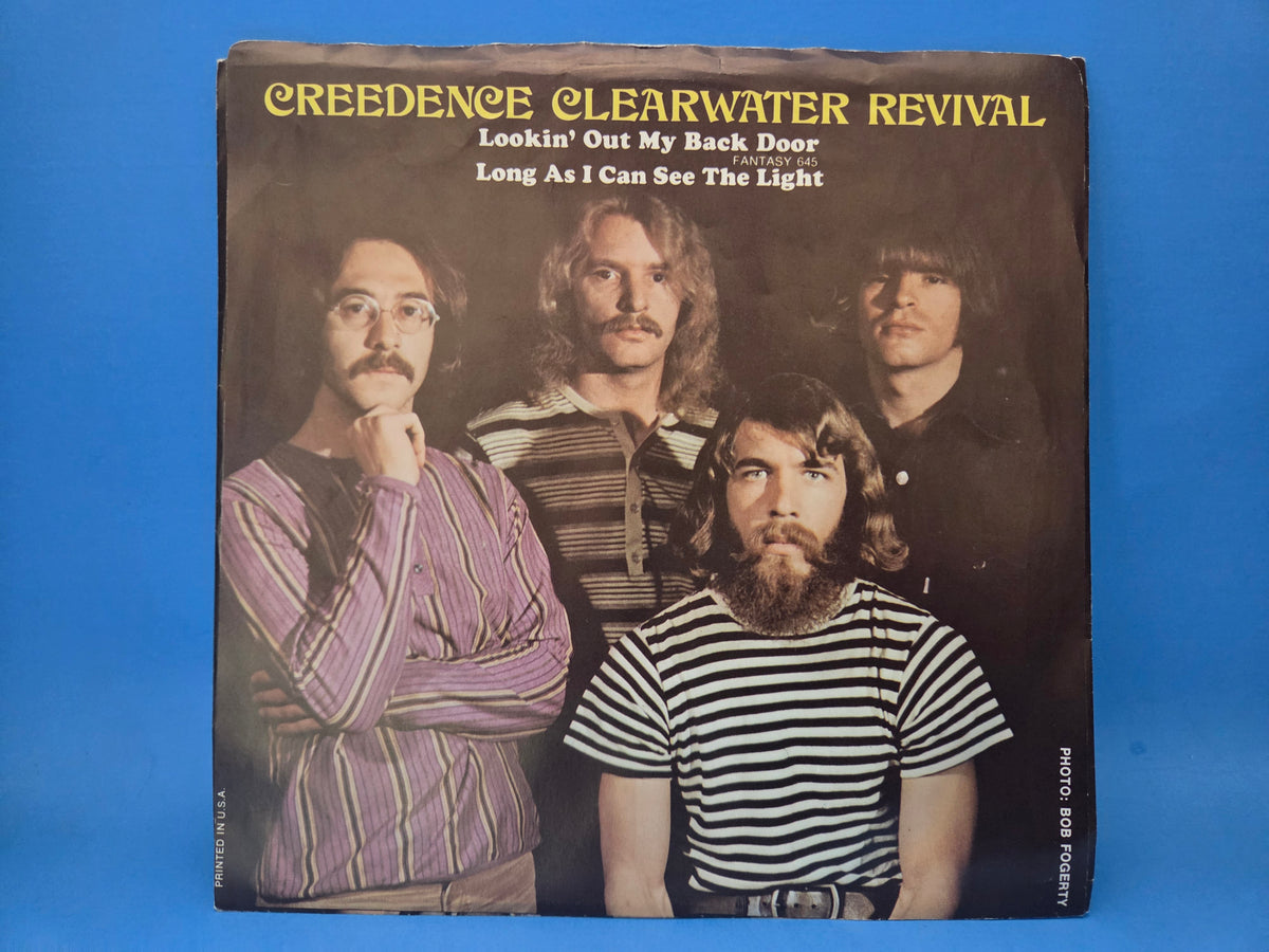 CREECENCE CLEARWATER REVIVAL LOOKIN OUT MY BACK DOOR PS 7"