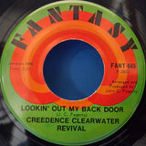 CREECENCE CLEARWATER REVIVAL LOOKIN OUT MY BACK DOOR PS 7"