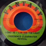 CREECENCE CLEARWATER REVIVAL LOOKIN OUT MY BACK DOOR PS 7"