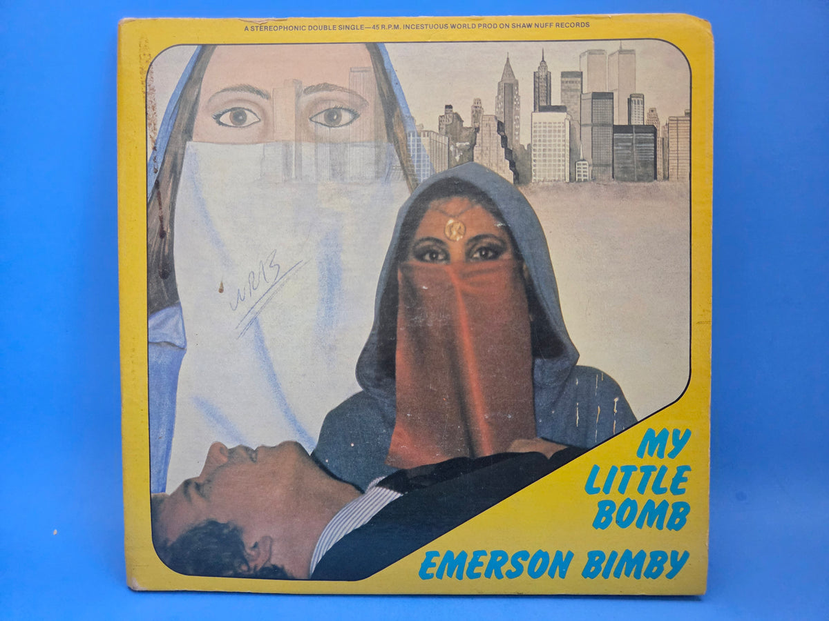 EMERSON BIMBY MY LITTLE BOMB 2 DISC SET COLORED VINYL PS 7"