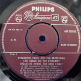 BYZANTINE HYMNS FOR GOOD FRIDAY V/A GREEK IMP PS 7"