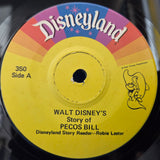 DISNEY PECOS BILL RECORD AND BOOK 7"