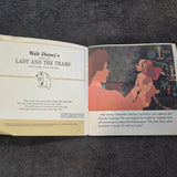 DISNEY LADY AND THE TRAMP RECORD AND BOOK 7"