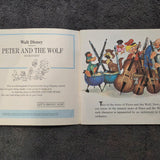 DISNEY PETER AND THE WOLF RECORD AND BOOK 7"