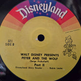 DISNEY PETER AND THE WOLF RECORD AND BOOK 7"
