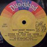 DISNEY WINNIE THE POOH AND TIGGER RECORD AND BOOK 7"