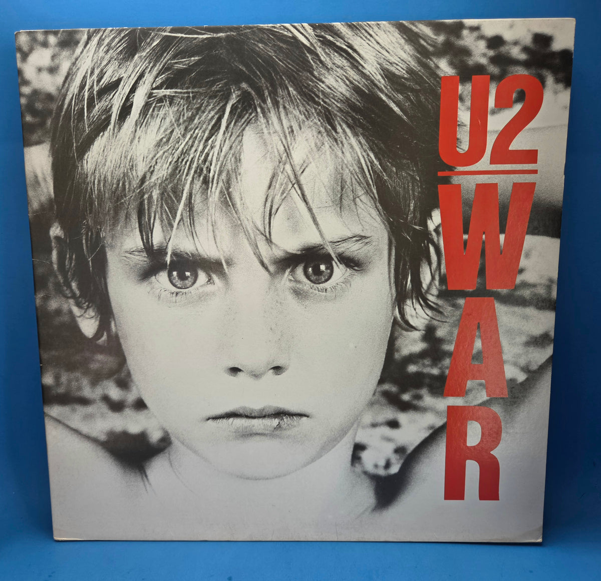 U2 WAR 1P LIGHT BLUE LABEL