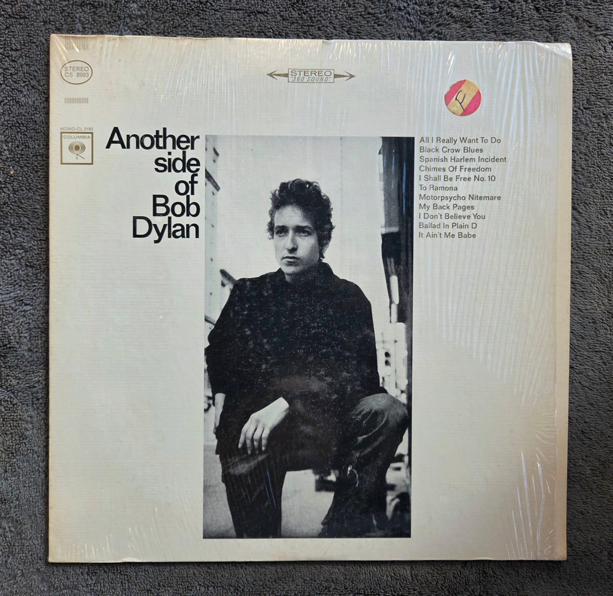 BOB DYLAN ANOTHER SIDE OF ORANGE LABEL