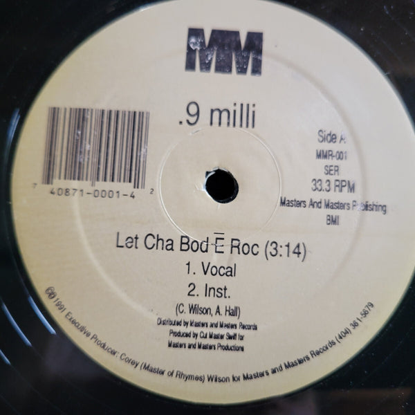 .9 MILLI LET CHA BOD E ROC 12" MM