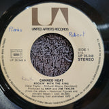 CANNED HEAT ROCKIN WITH THE KING PS PICTURE SLEEVE IMPORT FRANCE