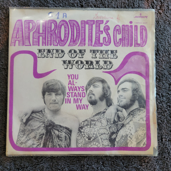 APHRODITES CHILD END OF THE WORLD 7" IMPORT BELGIUM