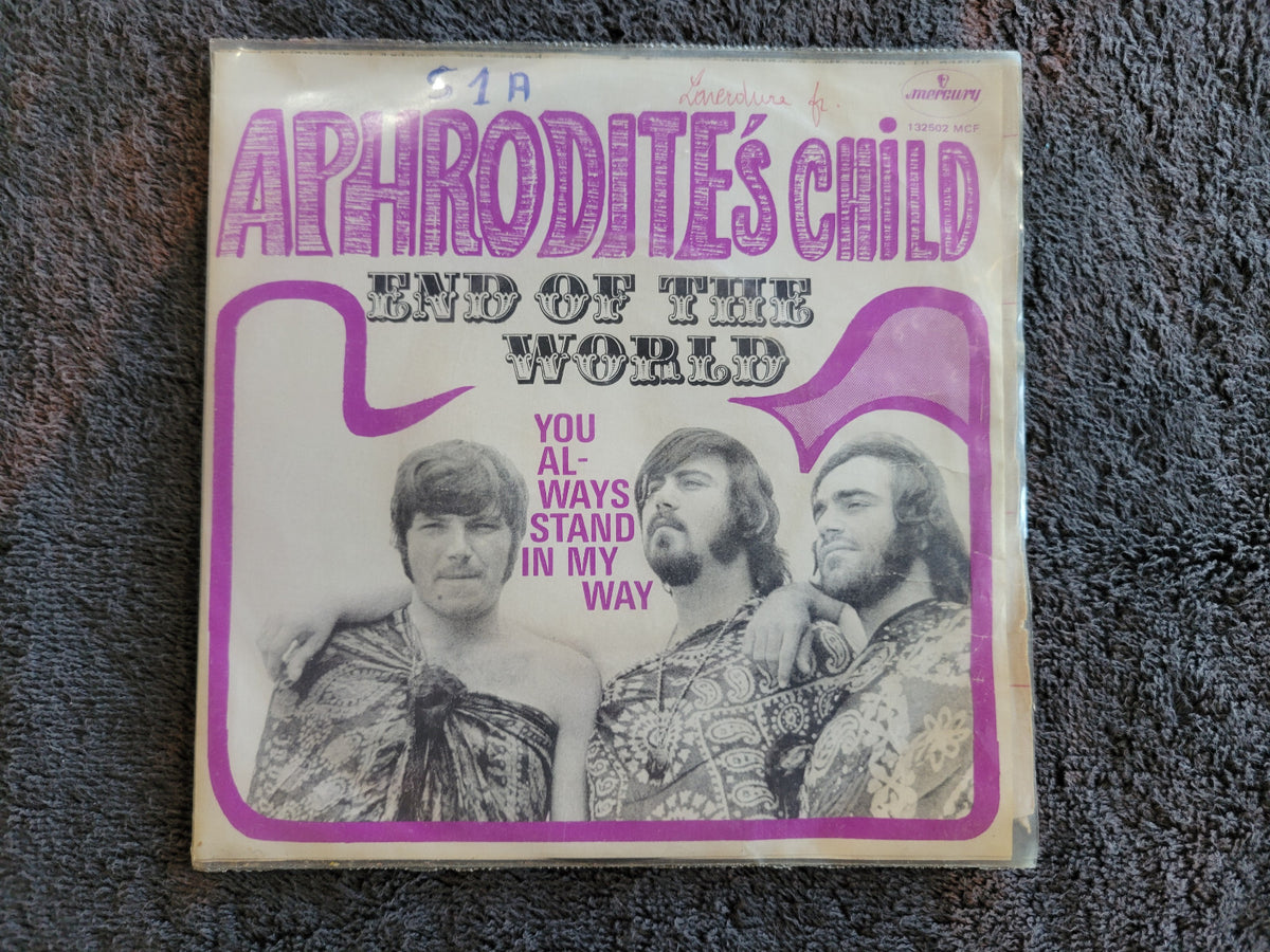 APHRODITES CHILD END OF THE WORLD 7" IMPORT BELGIUM