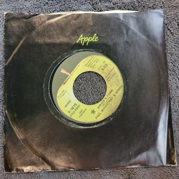 PAUL MCCARTNEY JUNIOR'S FARM MONO PROMO LONG SHORT VERSION P-1875 PRO-6999