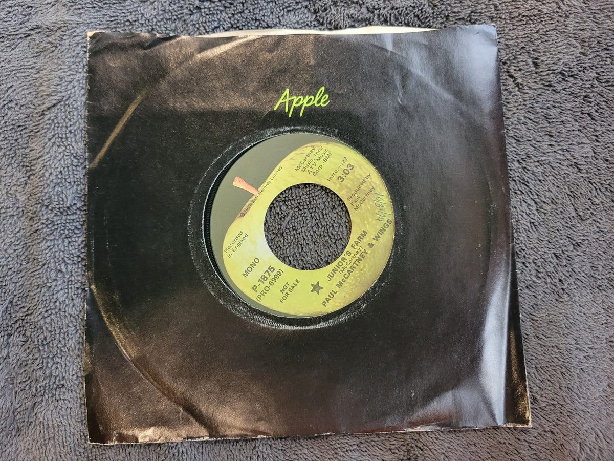 PAUL MCCARTNEY JUNIOR'S FARM MONO PROMO LONG SHORT VERSION P-1875 PRO-6999