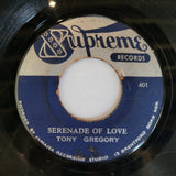 TONY GREGORY I FOND FOUND LOVE SERENADE OF SUPREME 400 401 BLUE SILVER LABEL