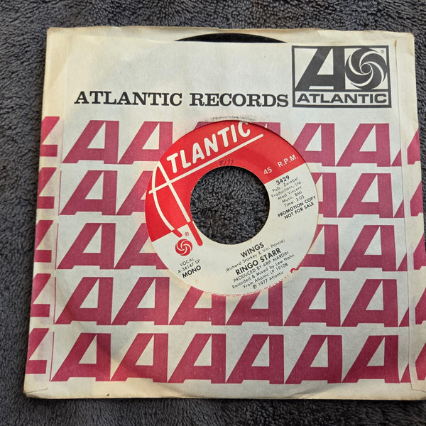 RINGO STARR WINGS WHITE LABEL PROMO MONO ATLANTIC 3429