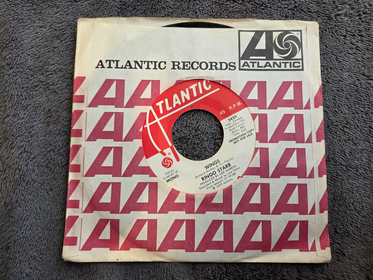 RINGO STARR WINGS WHITE LABEL PROMO MONO ATLANTIC 3429