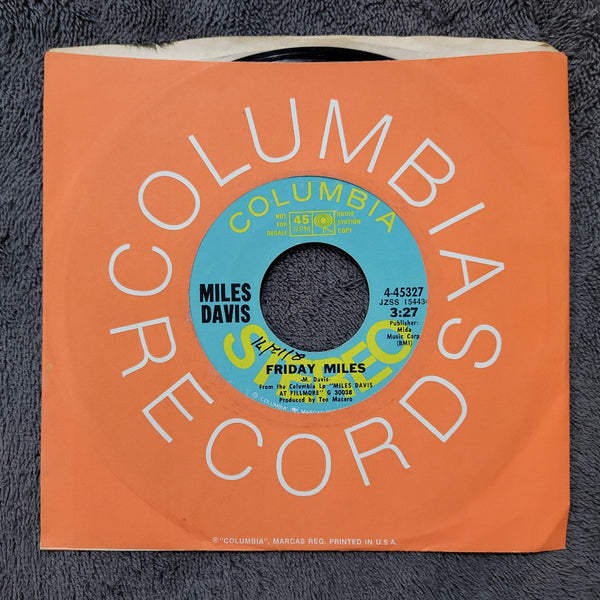 MILES DAVIS FRIDAY MILES PROMO SATURDAY COLUMBIA 4-45327