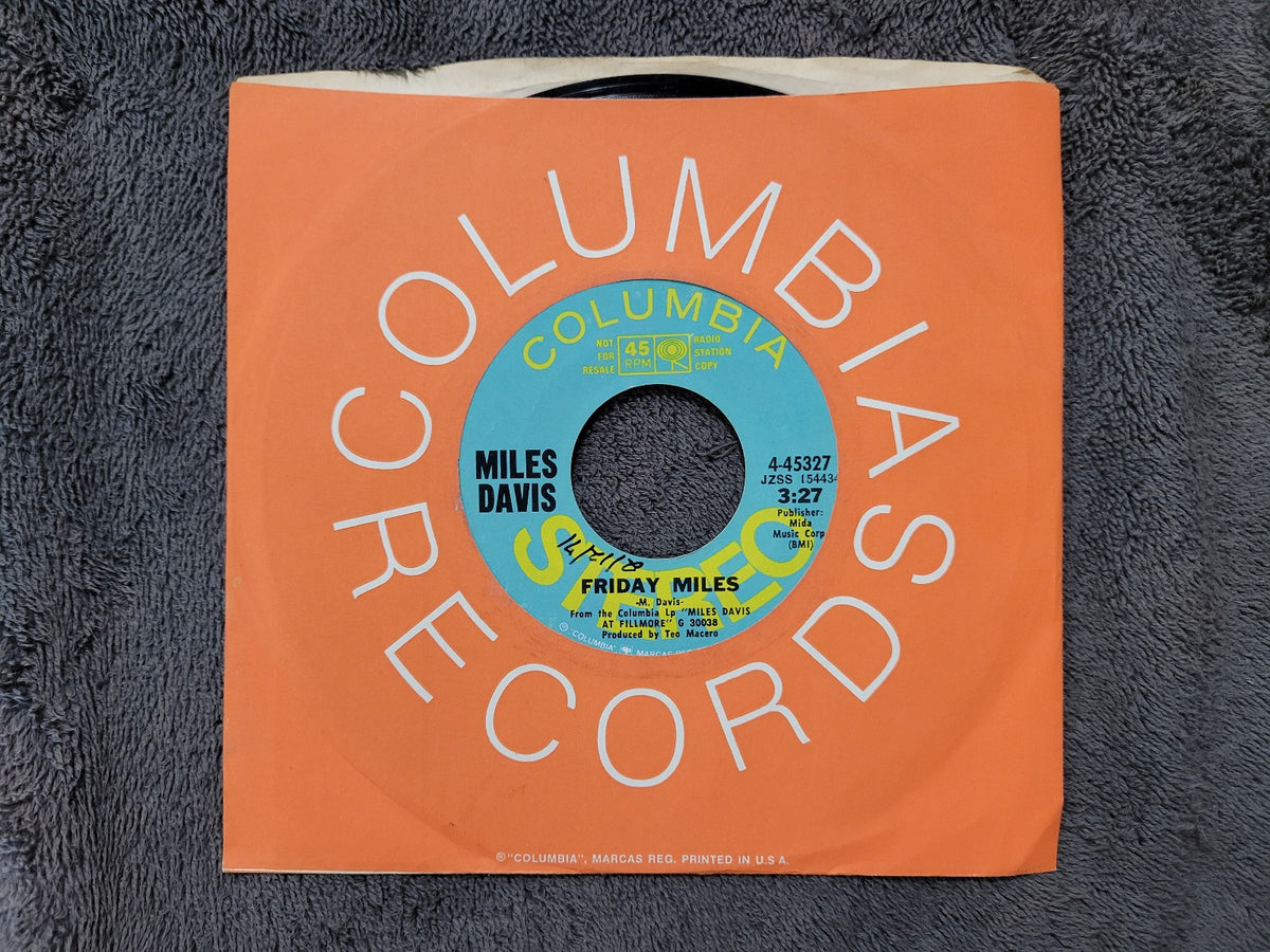 MILES DAVIS FRIDAY MILES PROMO SATURDAY COLUMBIA 4-45327
