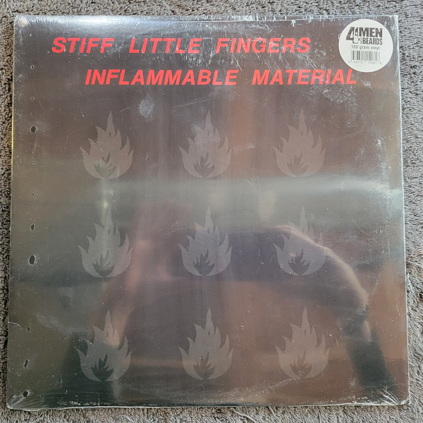 STIFF LITTLE FINGERS INFLAMMABLE MATERIAL 180G 4 MEN WITH BEARDS NEW SEALED