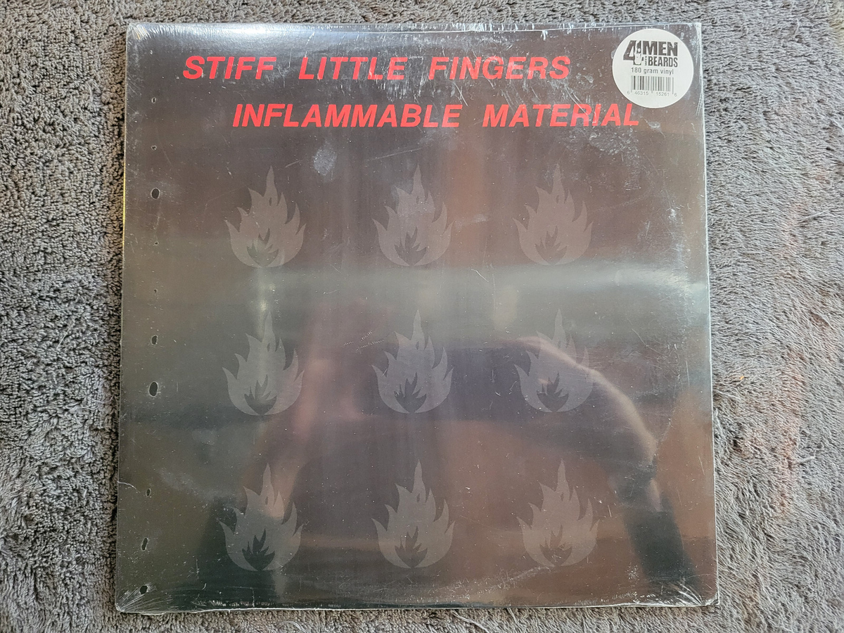 STIFF LITTLE FINGERS INFLAMMABLE MATERIAL 180G 4 MEN WITH BEARDS NEW SEALED