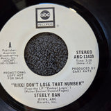 STEELY DAN RIKKI DONT LOSE THAT NUMBER WHITE LABEL PROMO WLP ABC-11439