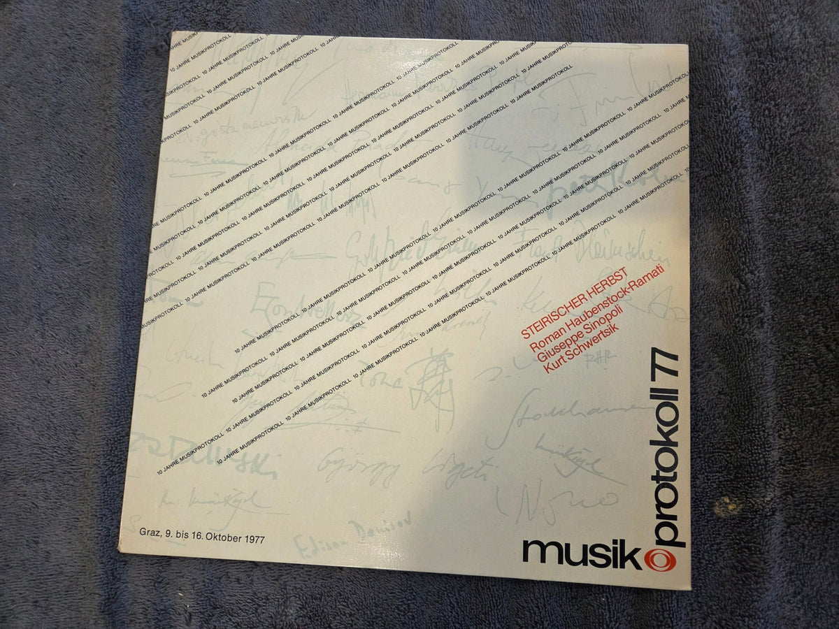 MUSIKPROTOKOLL 77 IMPORT GERMANY