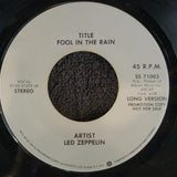 LED ZEPPELIN FOOL IN THE RAIN LONG AND SHORT  VERSION TEST PRESSING