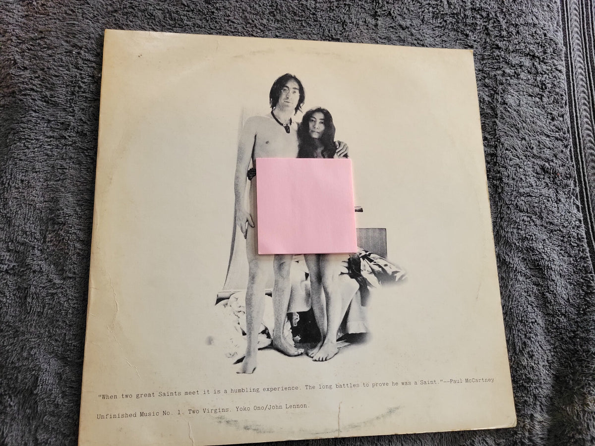 JOHN LENNON YOKO ONO TWO VIRGINS