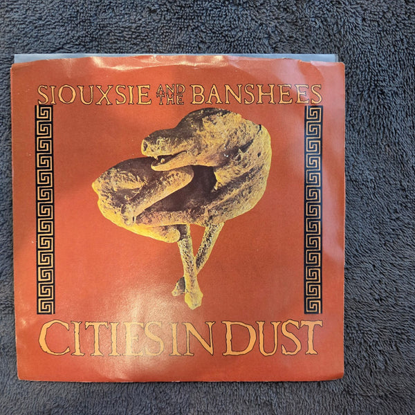 SIOUXSIE AND THE BANSHEES CITIES IN DUST PICTURE SLEEVE PROMO GEFFEN 7-28813