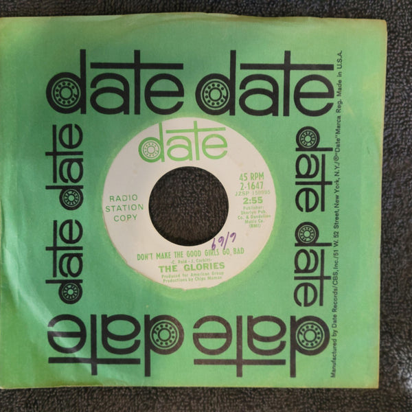 GLORIES DARK END OF THE STREET DON'T MAKE THE GOOD GILRS GO WHITE LABEL PROMO