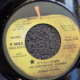RINGO STARR ITS ALL DOWN TO GOODNIGHT VIENNA MONO PROMO JOHN LENNON APPLE 1882