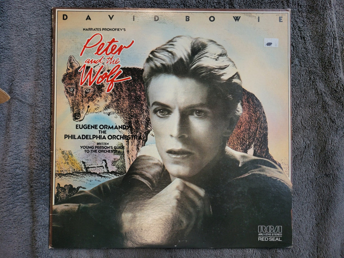 DAVID BOWIE NARRATES PROKOFIEV'S PETER AND THE WOLF GREEN VINYL RCA ARL1-2743