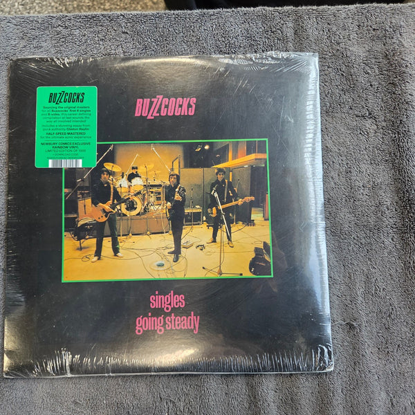 BUZZCOCKS SINGLES GOING STEADY NEW SEALED RAINBOW VINYL LIMITED EDITION