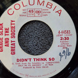 GRACE SLICK & THE GREAT SOCIETY DIDNT THINK SO SALLY GO ROUND  THE ROSES 4-44583
