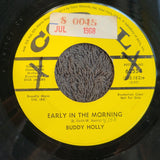 BUDDY HOLLY EARLY IN THE MORNING RAVE ON PROMO YELLOW LABEL CORAL