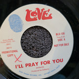 LOVE I'LL PRAY FOR YOU WHITE LABEL PROMO ARTHUR LEE STAND OUT BLUE THUMB BLU-106
