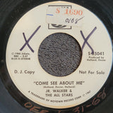 JR WALKER ALL-STARS COME SEE ABOUT ME WHITE LABEL PROMO DJ COPY SOUL S-35041 WLP