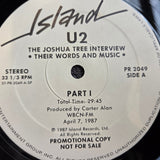 U2 THE JOSHUA TREE INTERVIEW WHITE LABEL PROMO 12"